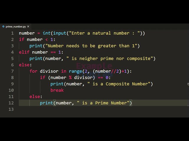فیلم آموزشی: برنامه پایتون برای بررسی شماره وارد شده برای Prime یا Composite با زیرنویس فارسی