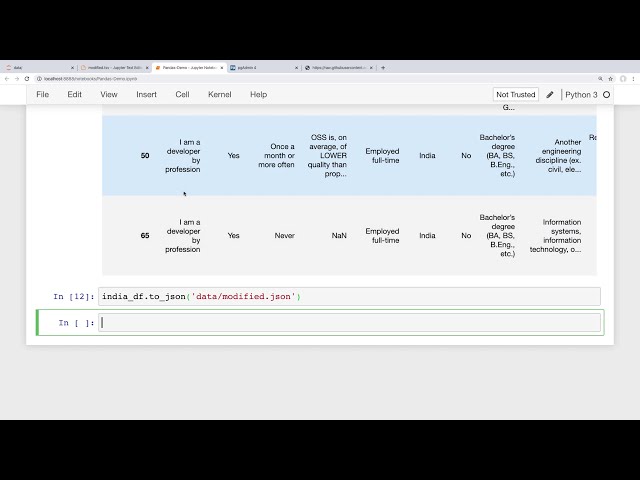 فیلم آموزشی: آموزش پایتون پانداها (بخش 11): خواندن/نوشتن داده ها در منابع مختلف - Excel، JSON، SQL، و غیره با زیرنویس فارسی