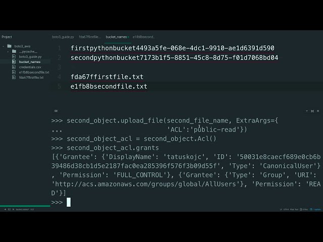 فیلم آموزشی: لیست های کنترل دسترسی Python Boto3 و S3 با زیرنویس فارسی
