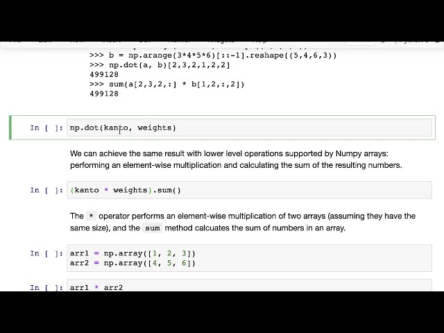 فیلم آموزشی: تجزیه و تحلیل داده ها با پایتون: قسمت 3 از 6 محاسبات عددی با Numpy (دوره زنده)
