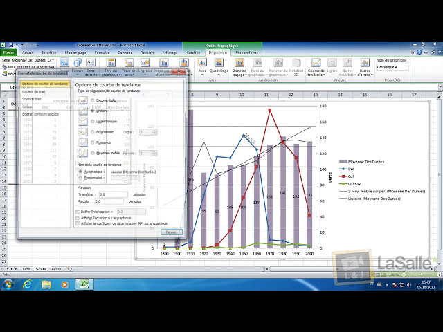 فیلم آموزشی: Microsoft Excel 2010 - Les courbes #E16 با زیرنویس فارسی