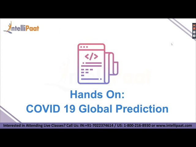 فیلم آموزشی: پیش‌بینی جهانی COVID-19 با استفاده از پایتون | پیش بینی شیوع ویروس کرونا | Intellipaat