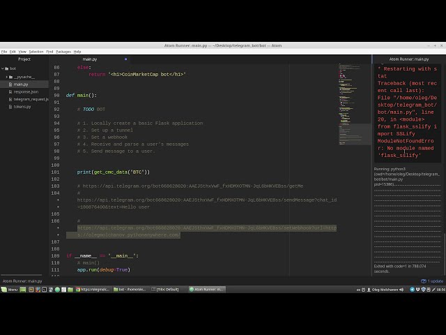 فیلم آموزشی: آموزش ربات تلگرام پایتون: نحوه استقرار در PythonAnyWhere #4 | پروژه پایتون با زیرنویس فارسی