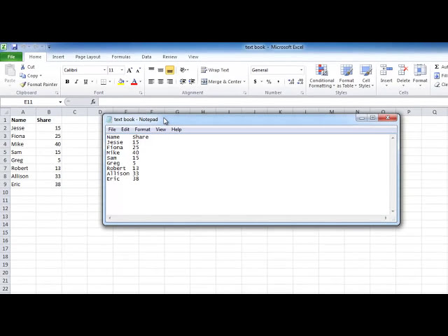 فیلم آموزشی: چگونه داده های Excel 2010 را به یک فایل متنی صادر کنیم با زیرنویس فارسی