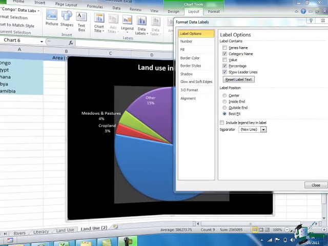 فیلم آموزشی: آموزش Excel 2010 - مقایسه ها یا تفاوت های نمودار دایره ای با زیرنویس فارسی