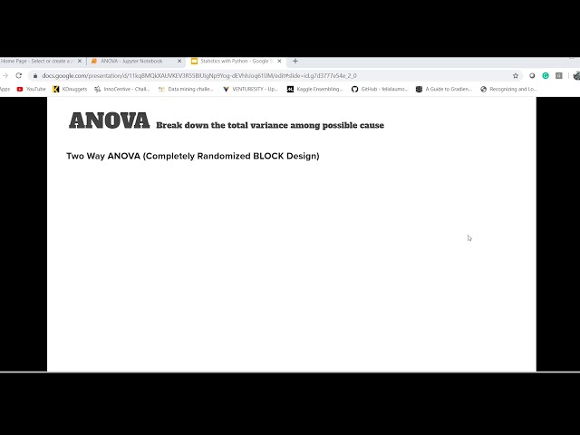 فیلم آموزشی: ANOVA، تجزیه و تحلیل واریانس در علم داده های آماری با پایتون
