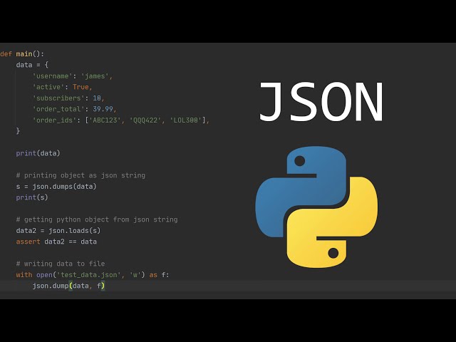 فیلم آموزشی: JSON Tutorial Python | دستور العمل های اساسی پایتون با زیرنویس فارسی