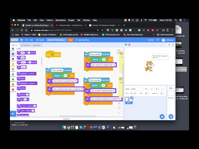 فیلم آموزشی: Scratch 3 vs Python - 3 نوع انشعاب (If, If Else, If-elIf-Else) با زیرنویس فارسی