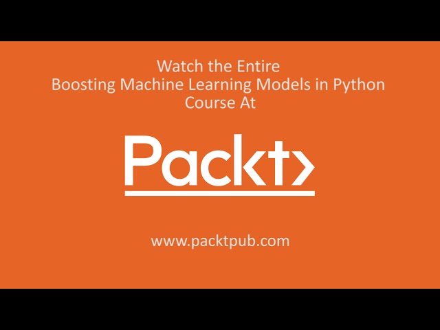 فیلم آموزشی: تقویت مدل‌های یادگیری ماشین در پایتون: با استفاده از الگوریتم درخت‌های تصمیم کیسه‌ای | packtpub.com با زیرنویس فارسی