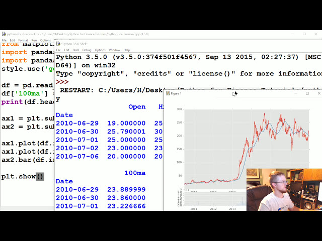 فیلم آموزشی: دستکاری داده های سهام پایه - برنامه نویسی پایتون برای امور مالی p.3 با زیرنویس فارسی