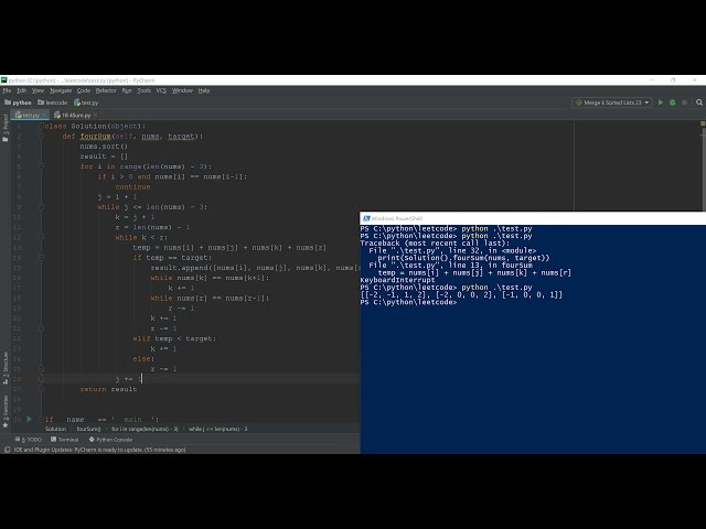 فیلم آموزشی: Python Leetcode Solution 18: 4Sum با زیرنویس فارسی