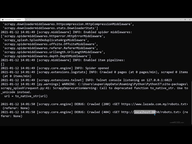 فیلم آموزشی: خراش دادن سایت های پویا با Splash و Python Scrapy - از نصب Docker تا پروژه Scrapy با زیرنویس فارسی