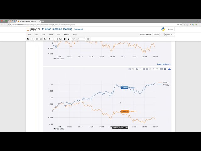 فیلم آموزشی: آموزش Python Quants 8 - پیش بینی سری زمانی مالی با استفاده از ماشین | توسعه دهندگان Refinitiv با زیرنویس فارسی