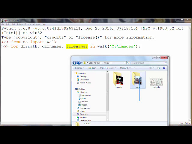 فیلم آموزشی: آموزش پایتون - نحوه فهرست کردن تمام فایل های دایرکتوری در پایتون در زبان برنامه نویسی پایتون