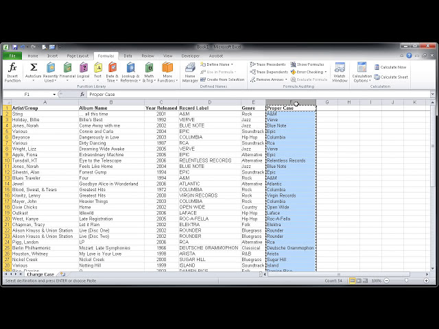 فیلم آموزشی: Microsoft Excel 2010: Change Text Case با زیرنویس فارسی