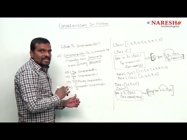 فیلم آموزشی: Comprehensions In Python مقدمه | آموزش درک پایتون توسط آقای ساتیش گوپتا