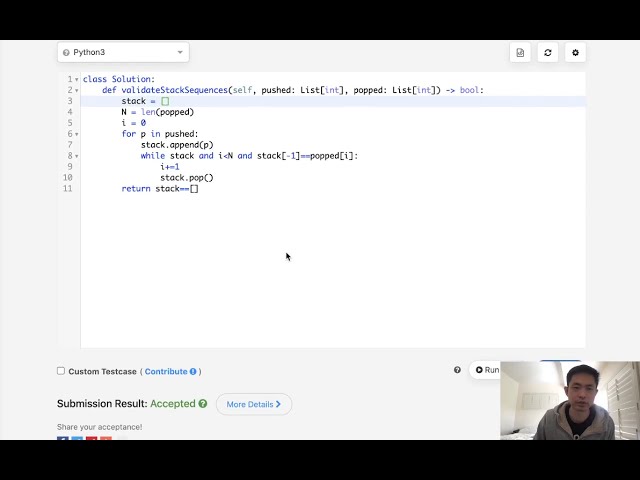 فیلم آموزشی: Leetcode - اعتبارسنجی توالی پشته (Python) با زیرنویس فارسی