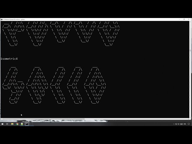 فیلم آموزشی: Python - تبدیل متن به متن بزرگ ASCII با استفاده از Pyfiglet با زیرنویس فارسی