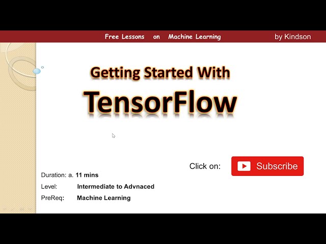 فیلم آموزشی: شروع کار با TensorFlow با نوت بوک Jupyter در پایتون با زیرنویس فارسی