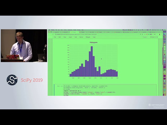 فیلم آموزشی: داشبورد با نوت بوک های Jupyter، Voila و ابزارک | SciPy 2019 | M. Breddels و M. Renou