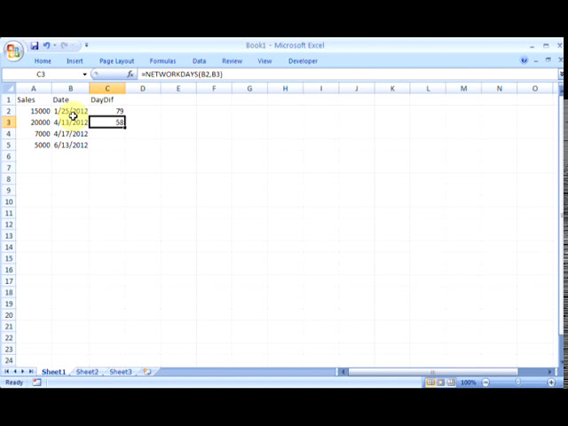 فیلم آموزشی: Excel نحوه محاسبه تفاوت بین دو تاریخ با زیرنویس فارسی