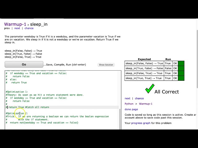 فیلم آموزشی: CodingBat - sleep_in (Python) با زیرنویس فارسی