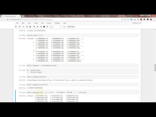 فیلم آموزشی: یادگیری ماشین پایتون | ایجاد و تفسیر مربع R در رگرسیون خطی