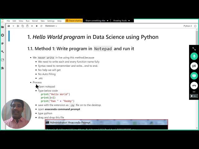 فیلم آموزشی: Python Hello World با استفاده از Notepad با زیرنویس فارسی