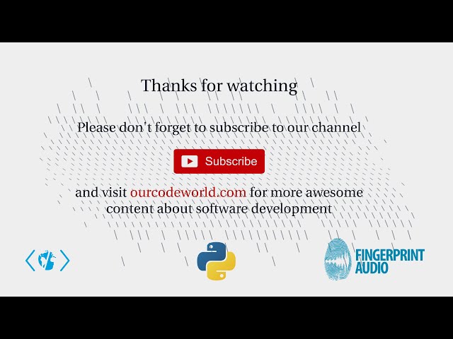فیلم آموزشی: نحوه ایجاد Shazam خود (تشخیص صدا) با پایتون در اوبونتو 18.04 با زیرنویس فارسی