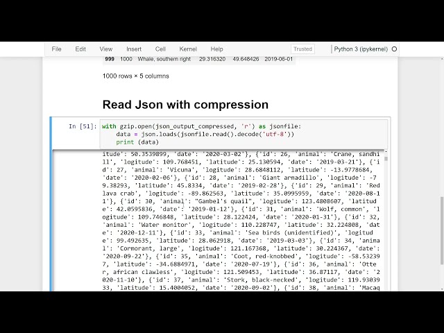 فیلم آموزشی: CSV به JSON با پانداهای پایتون با زیرنویس فارسی