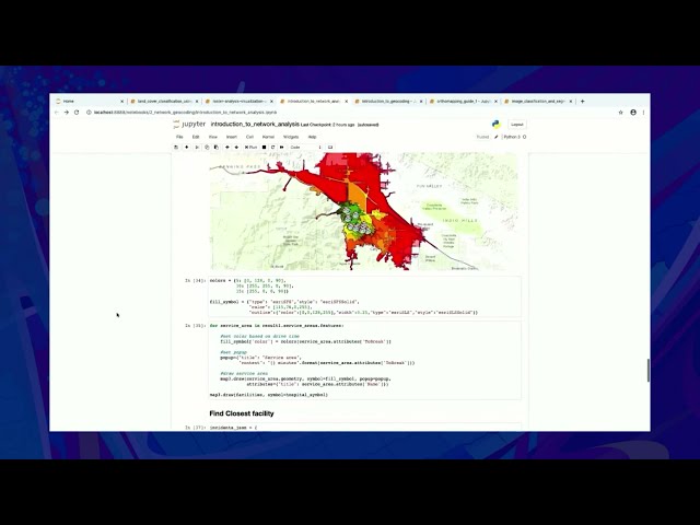 فیلم آموزشی: ژئوکدینگ و تحلیل شبکه با استفاده از ArcGIS API برای پایتون با زیرنویس فارسی