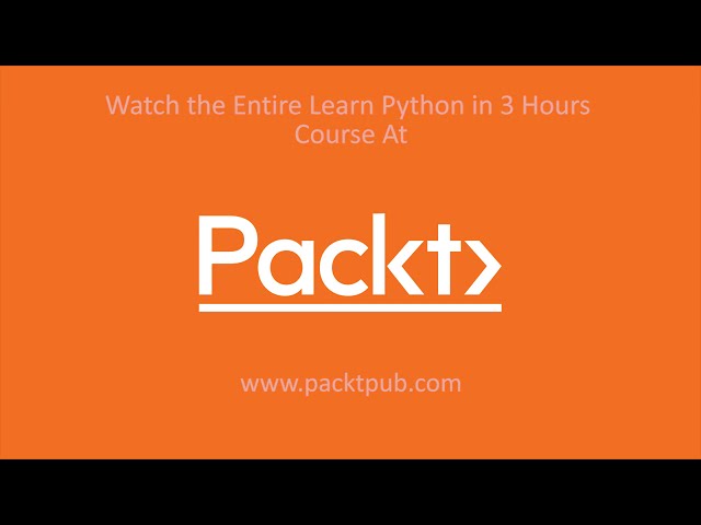 فیلم آموزشی: یادگیری پایتون در 3 ساعت: خزنده های خود را با Scrapy بسازید | packtpub.com با زیرنویس فارسی