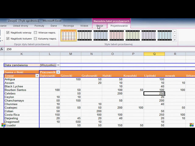 فیلم آموزشی: [Excel] Tabela Przestawna
