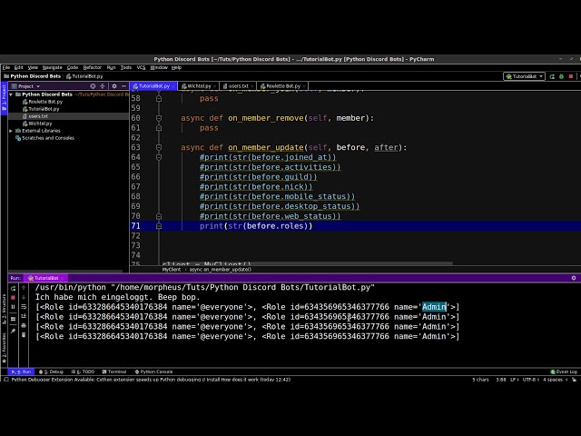 فیلم آموزشی: Discord Bots in Python Tutorial #13 - رویدادهای اعضای سرور