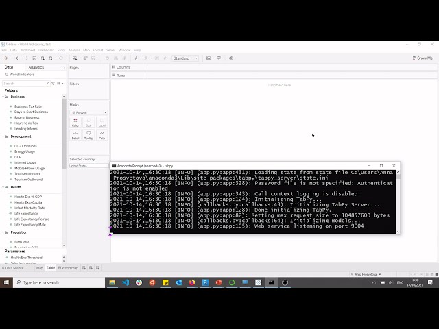 فیلم آموزشی: اتصال به APIها در Tableau Desktop با استفاده از Python و TabPy با زیرنویس فارسی