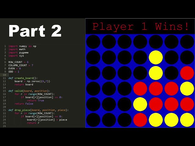 فیلم آموزشی: آموزش اتصال Four Python Game با pygame با زیرنویس فارسی