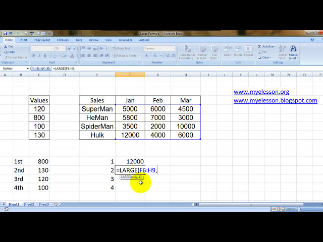 فیلم آموزشی: MS Excel: فرمول بزرگ - انگلیسی با زیرنویس فارسی