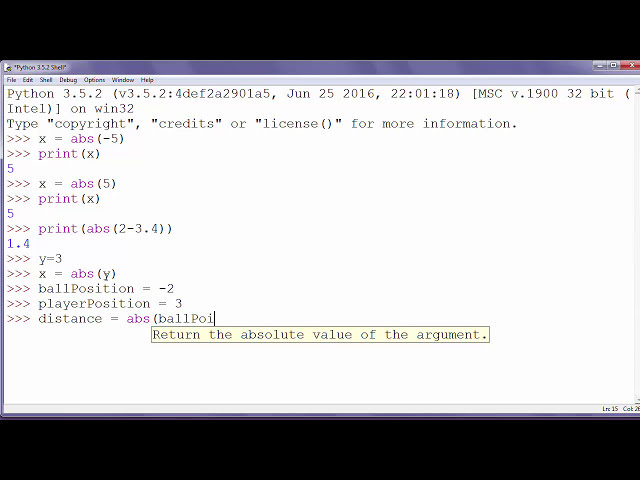 فیلم آموزشی: نحوه استفاده از تابع abs() در پایتون - تابع مقدار مطلق در پایتون 3 با زیرنویس فارسی