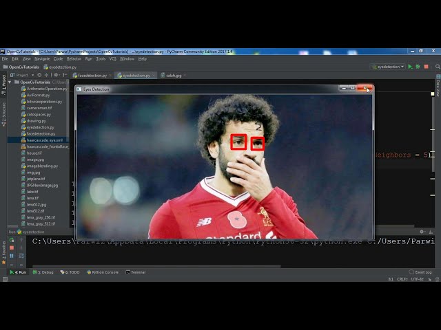 فیلم آموزشی: مثال عملی تشخیص چشم پایتون OpenCV با زیرنویس فارسی