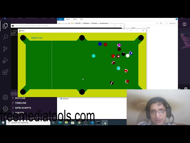 فیلم آموزشی: Python 3 PyGame Billiards Cue Snooker Pool بازی رابط کاربری گرافیکی دسکتاپ پروژه کامل برای مبتدیان با زیرنویس فارسی