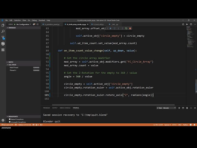 فیلم آموزشی: Blender 2.8 Circle Array for Fast Carve: Python Development با زیرنویس فارسی