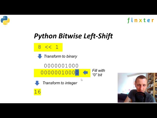 فیلم آموزشی: عملگر Python Bitwise Left-Shift با زیرنویس فارسی