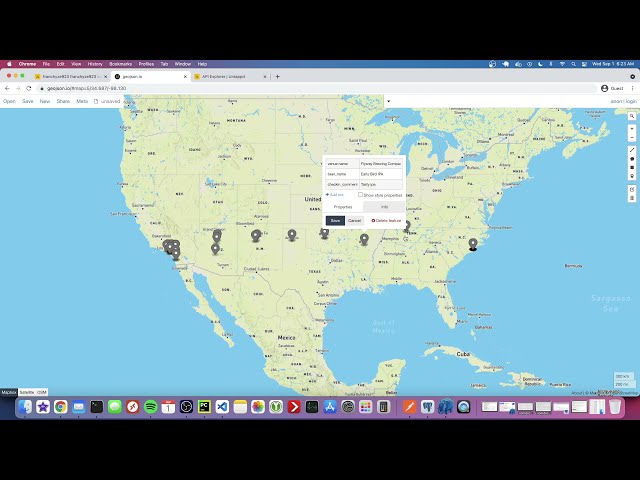فیلم آموزشی: سرگرمی با Untappd API - GeoJSON را با پایتون و نمایش روی نقشه ایجاد کنید