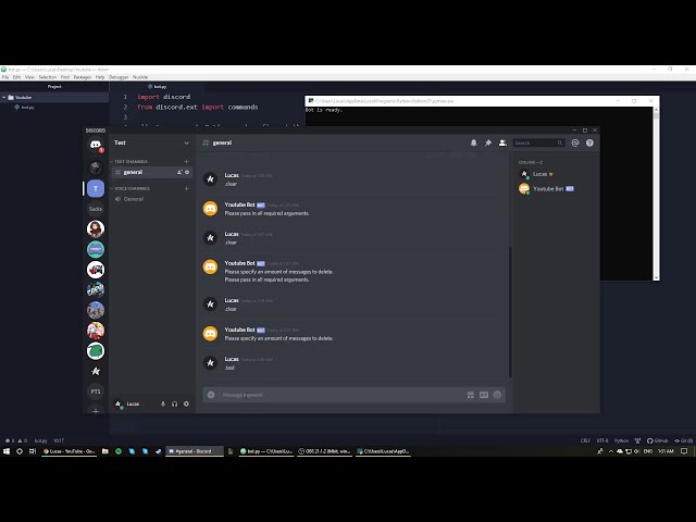 فیلم آموزشی: پایتون: ساخت ربات Discord (قسمت 10: خطاها) با زیرنویس فارسی