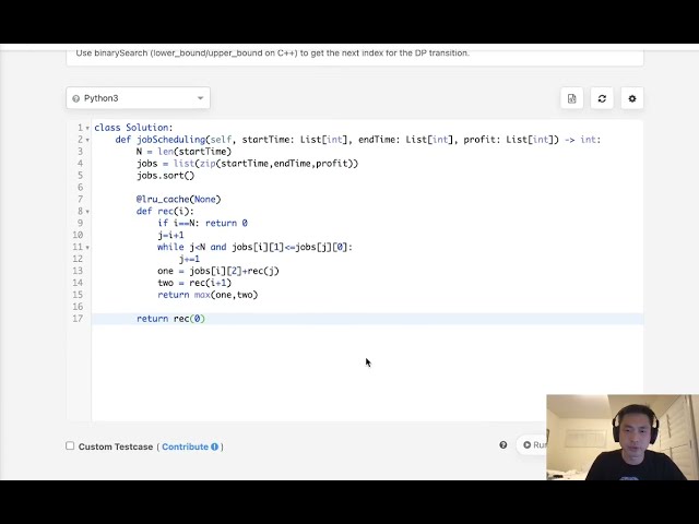 فیلم آموزشی: Leetcode - حداکثر سود در زمان‌بندی شغلی (Python) با زیرنویس فارسی
