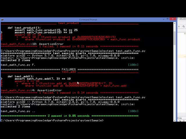 فیلم آموزشی: تست واحد پایتون با PyTest 1 - شروع به کار با pytest با زیرنویس فارسی