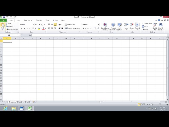 فیلم آموزشی: نحوه تبدیل سند Word 2010 به Excel با زیرنویس فارسی