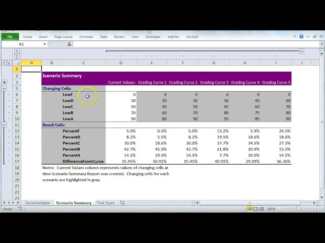 فیلم آموزشی: Excel 2010 - مدیر سناریو با زیرنویس فارسی