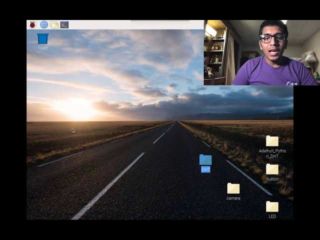 فیلم آموزشی: Raspberry pi DHT-22/11 رابط کاربری پایتون دما و رطوبت با زیرنویس فارسی