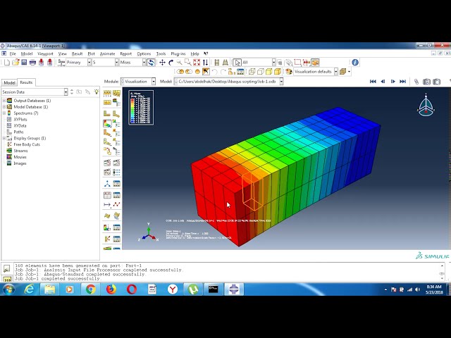 فیلم آموزشی: Abaqus با استفاده از اسکریپت پایتون با زیرنویس فارسی